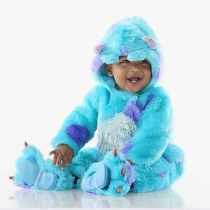 Pottery Barn Kids Blue and Purple Monster Costume